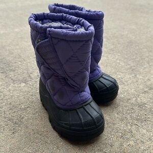 Purple Snow Boots